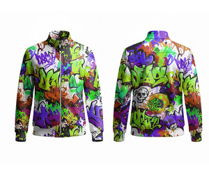 Veste zippée en polyester sublimé de qualité supérieure pour la course et le fitness, chaude, respirante et à séchage rapide |   Tailles Hommes Femmes Jeunes - Product Image 6