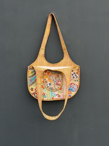 Sac fourre-tout en coton matelassé, imprimé jungle, style bohème - Product Image 3