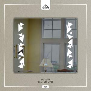 Espejo LED de Pared DG 253, Diseño Artístico sin Marco, Ecológico, Antivaho, con Interruptor Táctil - Product Image 6