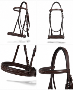 Bridons pour chevaux en cuir pleine fleur de qualité supérieure, fabricant d'équipements équestres en gros de Divine International - Product Image 4