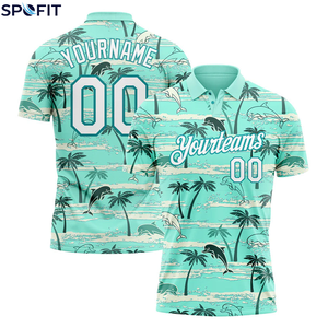 OEM ODM Custom Design 3D Pattern Sublimation <b>Sports</b> Performance Golf <b>Polo</b> Shirts Men Women Sportswear <b>Polo</b> Shirt - Product Image 1