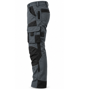 Pantalons de travail durables pour hommes, pantalons cargo utilitaires, multi-poches, vêtements de travail industriels, uniforme, fournisseur en gros d'usine OEM personnalisé - Product Image 3