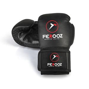 Customized Professional Adult Boxing <b>Gloves</b> Genuine Leather Hook and Loop Closure <b>Type</b> Custom Logo Design Kick Boxing Training - Product Image 3