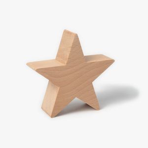 Centro de mesa de estrella de madera, decoración rústica para mesa de granja, para Navidad, bodas, fiestas, decoración del hogar. - Product Image 2
