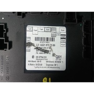 ECU และโมดูลคอมพิวเตอร์มือสองสำหรับรถยนต์ S-class รุ่น A2218707586 - Product Image 2