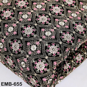 ผ้าโพลีเอสเตอร์เนื้อหนาคุณภาพสูงสำหรับงานปักเสื้อผ้า  รับผลิตแบบ OEM ODM จากโรงงานสิ่งทอ - Product Image 5