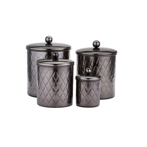Vintage Handmade Copper <b>Kitchen</b> Canister Set with Airtight Lids Luxury Farmhouse Metal <b>Storage</b> Jars <b>for</b> Tea Coffee Sugar & Flour - Product Image 5