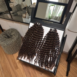 Cabello humano Temple de alta calidad, directo de fábrica india, cabello Remy crudo sin procesar - Product Image 1
