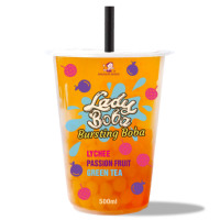 Gloednieuwe Premium Madam Hong Taiwan Multi-smaak Fruit & Groente Sap Heldere PET 320ml Popping Boba Thee Shake Drankje