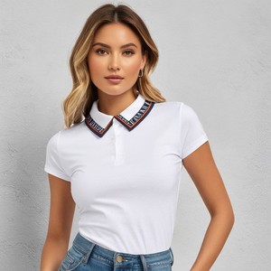 Polo en Coton 100% de Haute Qualité pour le Golf, Personnalisable avec Logo, Design Simple, Couleur Unie, Anti-Plis, Tailles Variées, Vente en Gros, Fabrication Bangladesh - Product Image 1