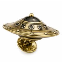 Pin de Solapa Personalizado de Aleación de Zinc Fundido a Presión en 3D con Baño de Oro Antiguo, Insignia Metálica de Cabeza de Águila Personalizada como Recuerdo