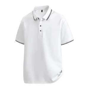Polo pour homme de haute qualité à manches courtes avec logo personnalisé – Idéal pour les événements décontractés et les tenues habillées - Product Image 4