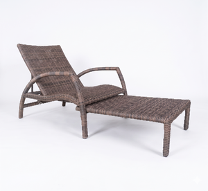 Modern <b>Outdoor</b> Wicker Rattan Sun Lounger <b>Chair</b> Reclining Beach Pool Side Daybed Furniture Wholesale - Product Image 1