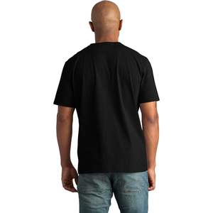 T-shirt de travail personnalisé pour homme, poids moyen, manches courtes, couleur rouge - Product Image 3