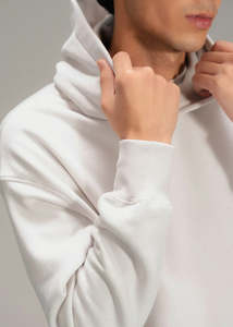 เสื้อฮู้ดดี้ผ้าฝ้ายขายส่งทรงโอเวอร์ไซส์ เสื้อสเวตเชิ้ตเปล่า รับทำโลโก้ โรงงานผลิตเสื้อผ้า - Product Image 2