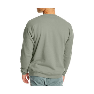 Bulk Supply Men <b>Plain</b> Pullover Premium Cotton Blend Crewneck <b>Sweatshirt</b> for Daily Wear - Product Image 5