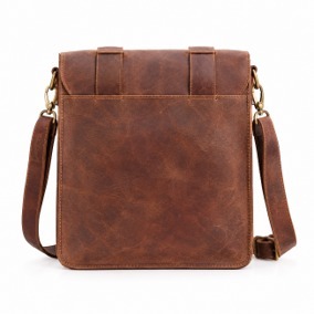 <b>Small</b> Real Leather Messenger <b>Bag</b> Crossbody Shoulder <b>Bag</b> Vintage Satchel Laptop Work <b>Bag</b> Unisex Travel Durable <b>Sport</b> Handmade - Product Image 5