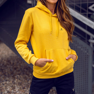 Women's Streetwear Cotton Pullover Hoodie Solid Blank <b>Plain</b> <b>Sweatshirt</b> Long Sleeve Front Pocket Hooded Collar Casual Winter Wear - Product Image 3