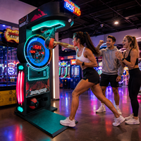 BLEE Meilleure Vente Machine d'Arcade de Boxe LED Testeur de Force de Frappe, Jeu à Monnayeur pour Centres Commerciaux et Salles de Jeux