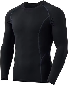 Vêtements de course pour hommes de qualité supérieure, hauts à manches longues, sous-vêtements de sport, vêtements de jogging, t-shirts de sport, hauts de compression - Product Image 5
