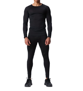 Breathable <b>Mens</b> Long Johns Wool Thermal Bottoms <b>Base</b> <b>Layer</b> For Cold Weather Long Sleeve Shirt and Pants Thermal Underwear - Product Image 1