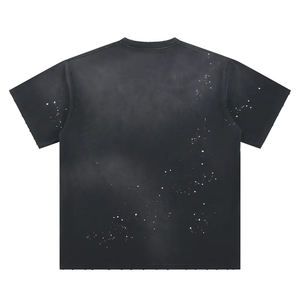 เสื้อยืดคุณภาพสูงสำหรับทุกเพศ ปรับแต่งได้ ลายลิงวินเทจ ดีไซน์สีสันสดใส ลายจุดสาดสี น้ำหนัก 260 กรัม ทรงหลวม สินค้ามาใหม่สำหรับผู้ชาย - Product Image 2