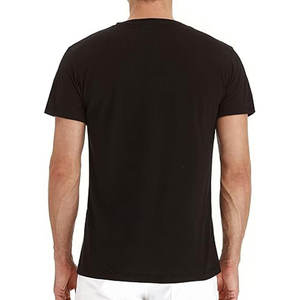 T-shirt décontracté pour homme à manches courtes, col Henley, 95% coton, 5% élasthanne, personnalisable, design de créateur - Product Image 5