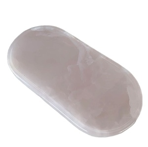 Bandeja ovalada de resina de gran venta con acabado brillante, organizador de joyas multiusos, bandeja decorativa moderna para tocador, la mejor opción. - Product Image 1