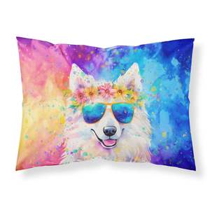 Samoyed ปลอกหมอนลายฮิปปี้ดอว์มาตรฐานสำหรับตกแต่งลายศิลปะน้ำหนักเบาและนุ่มพิเศษดูแลง่าย - Product Image 1