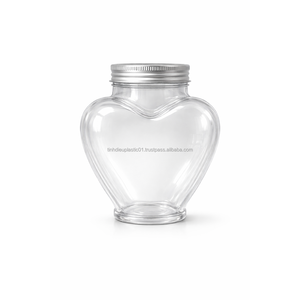 Pot à boisson en PET vierge de qualité supérieure de 500 ml, transparent, de qualité alimentaire, avec couvercle à vis en aluminium pour boissons lactées - Product Image 6