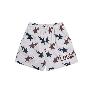 Shorts en maille personnalisés pour l'été, imprimés numériquement sur toute la surface, confortables, pour hommes, fournis par le fabricant - Product Image 3