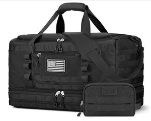 Gym Duffel <b>Bag</b> Medium 54L Shoe Compartment <b>Wet</b> Pocket Large Capacity Sports Multi-Functional Unisex Travel Multiple Pockets - Product Image 1