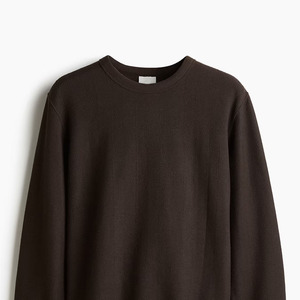 เสื้อสเวตเชิ้ตผู้ชายผ้าฝ้ายฟลีซเนื้อนุ่ม 100% แบบเรียบ สวมใส่สบาย แขนยาว เหมาะสำหรับฤดูหนาว คอวี ทรงพอดีตัว ระบายอากาศได้ดี - Product Image 4
