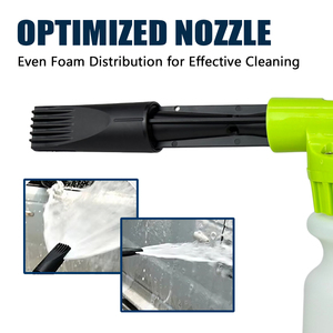 Pistolet à mousse pour tuyau d'arrosage LEMATEC, se connecte aux tuyaux d'eau standard, mousseur à savon réglable pour le nettoyage des véhicules et l'usage domestique - Product Image 6