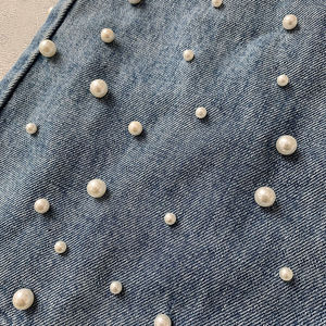 OEM Logo Custom <b>Men's</b> Baggy Washed <b>Jeans</b> Heavyweight Distressed Pants Vintage Patchwork Pattern Slim Fit Plus Size Vintage Style - Product Image 5