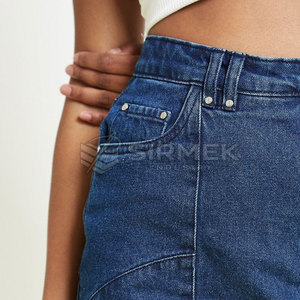 Faldas Vaqueras Personalizadas para Mujer al por Mayor, de Algodón Elástico, para Uso Casual de Verano, Corte Regular, Moda para Uso Diario - Product Image 5