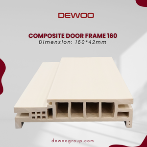 Marco de Puerta Moderno de PVC Dewoo al por Mayor, 100/125/160/200/240mm, Resistente al Agua, para Decoración Interior de Villas, Cocinas y Apartamentos - Product Image 4