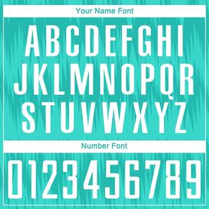 Maillot de football personnalisé pour homme, couleur turquoise, avec nom et numéro de l'équipe, respirant, pour l'entraînement sportif - Product Image 6