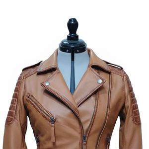 Chaqueta de cuero PU de diseño moderno y alta calidad para hombre, recién llegada, chaqueta de cuero para motocicleta para hombre - Product Image 2