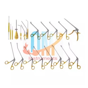 ชุดเครื่องมือผ่าตัดหู คอ จมูก ยี่ห้อ OldMed คุณภาพสูง ผลิตจากเหล็กกล้าไร้สนิมเกรดทางการแพทย์ ใช้ซ้ำได้ 6 ชิ้น - Product Image 3