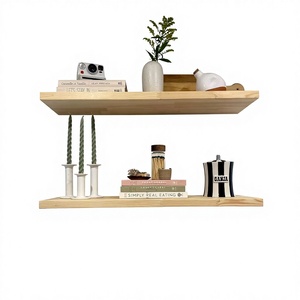 ชั้นวางเครื่องเทศติดผนังแบบลอยตัวชั้นเดียว ดีไซน์ทันสมัย ทำจากไม้ ขนาดสั่งทำได้ ทนทานต่อการเกิดสนิม ใช้สำหรับเก็บของส่วนตัว - Product Image 1