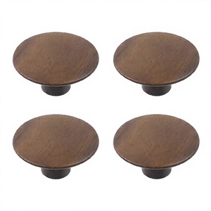 Decorative Wooden Cabinet Pulls and Knobs for Kitchen <b>Wardrobe</b> Drawer Modern Furniture <b>Hardware</b> Accessories Wooden Cabinet Pulls - Product Image 1