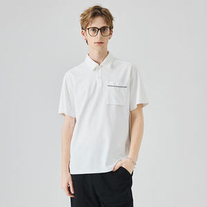 Polo de punto de manga corta para hombre, diseño exclusivo de fábrica OEM, estilo casual de verano, estilo Old Money - Product Image 3
