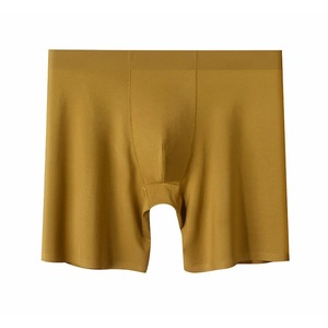 Boxers mi-longs pour hommes, sous-vêtements masculins sans couture, respirants, avec poche U, jambes longues, sexy, caleçons pour homme - Product Image 6