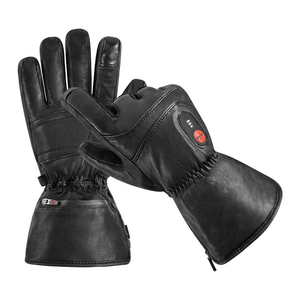 Gants de ski légers et imperméables en cuir de mouton, technologie chauffante rechargeable, coupe-vent, pour le ski de fond et le snowboard - Product Image 5