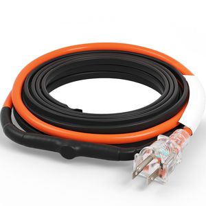 Cavo Autoriscaldante da 9FT 5W/FT per Protezione Antigelo Tubi dell'Acqua con Nastro Termorestringente Integrato e Riscaldatore - Product Image 5
