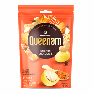 Envío Global al por Mayor, Chocolate Dragee de Alta Calidad HALAL OEM/ODM, Nueces de Almendra y Anacardo Cubiertas con Chocolate Shichimi, 150G, ¡Oferta! - Product Image 1