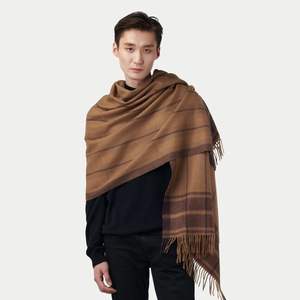 Chal de Lana de Camello 100% Mongol, 70x200cm, Tono Natural - Product Image 2