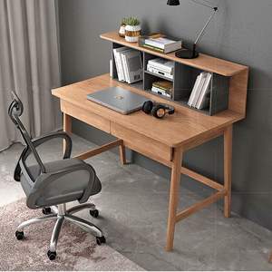 Escritorio de Computadora Moderno y Sencillo de Latón Estilo Art Deco Industrial, con Paneles de Almacenamiento y Cajones, para el Hogar, Dormitorio, Oficina Pequeña, Estudio, Trabajo y Escritura - Product Image 2