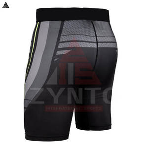 Pantalones Cortos Deportivos Personalizados con Logotipo para Gimnasio, Crossfit, Fitness, Entrenamiento, Running, con Pantalones Cortos de Compresión Internos para Hombre - Product Image 2